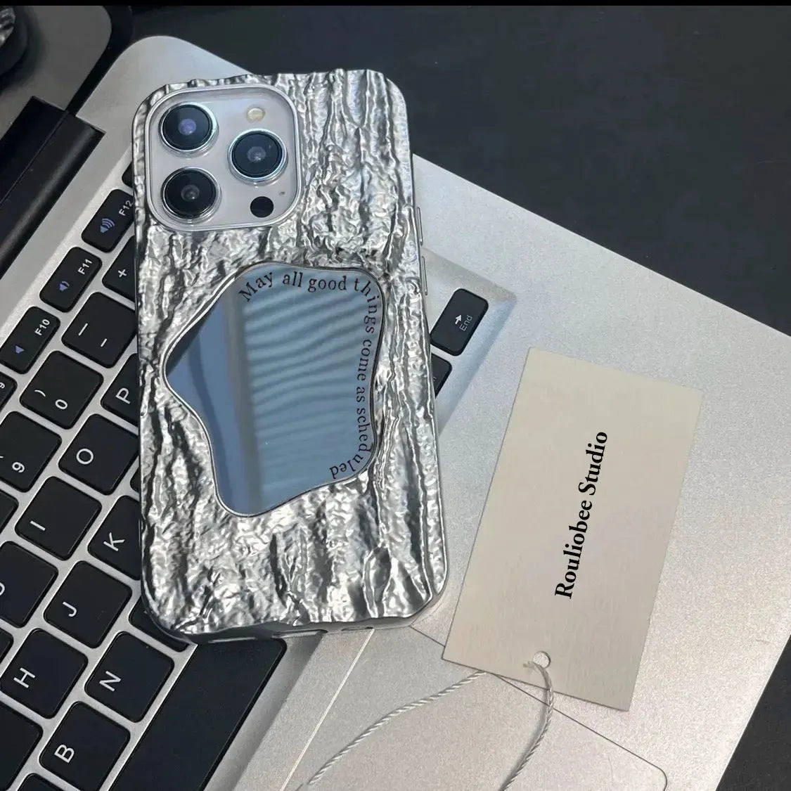 Fashion Simple Electroplated Phone Case Protective Case - Bellarte Enchanté Fashion Simple Electroplated Phone Case Protective Case